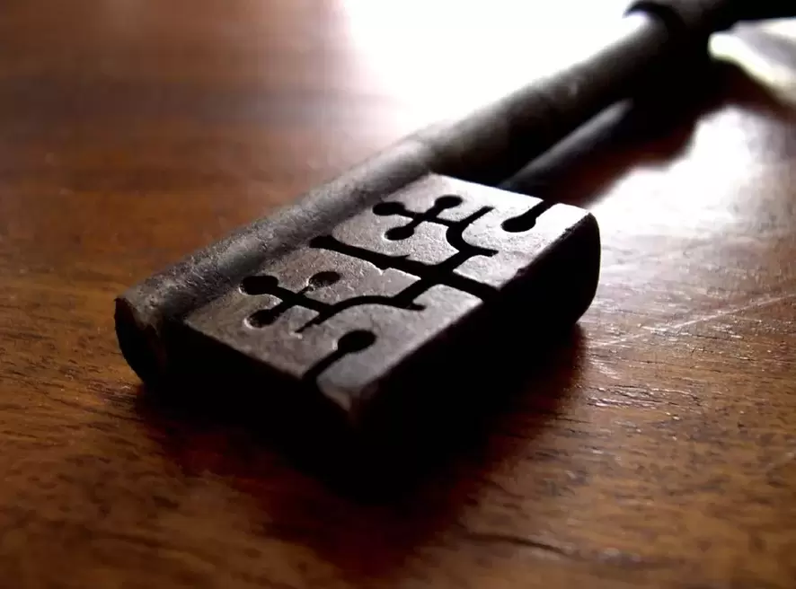 amulet za srečo - ključ
